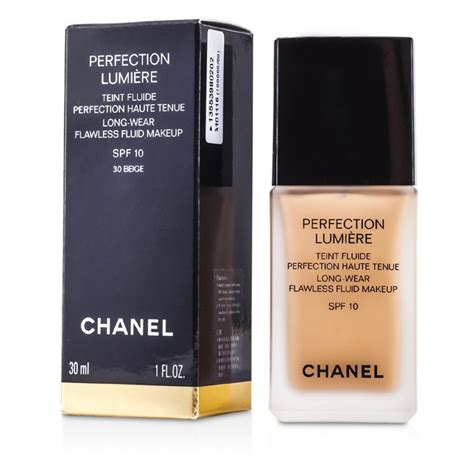 chanel perfection lumiere teint fluide makeup spf 10|Chanel perfection lumiere foundation.